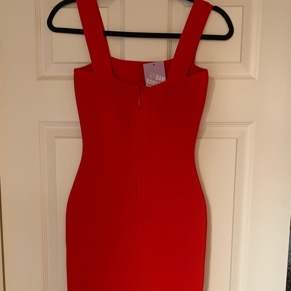 New My Bandaged Dress Red Kayla Dress - Picture 2 of 4